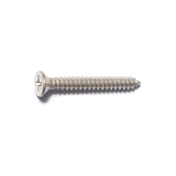 Midwest Fastener Wood Screw, #7, 1-1/4 in, Nickel Steel Flat Head Phillips Drive, 25 PK 79327 - main